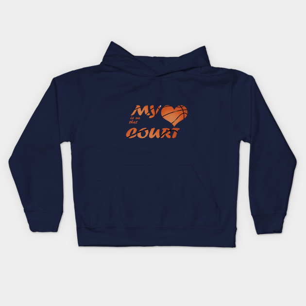 my heart is on that court mum,dad basketball fan